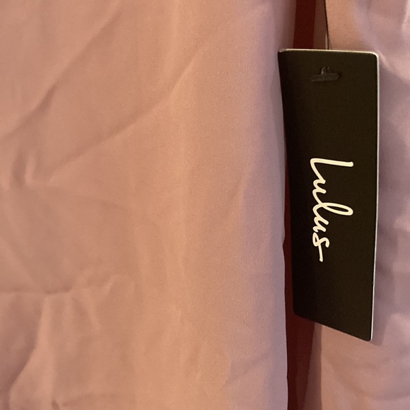 Pink Lulu’s Dress with Neck Cutout - Picture 2 of 2